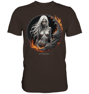 Geheimnisvolle Weiße – Die Herrscherin der Schattenwelt - Premium Shirt | Unisex - Shirts | Dark Shadows Arts