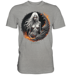 Geheimnisvolle Weiße – Die Herrscherin der Schattenwelt - Premium Shirt | Unisex - Shirts | Dark Shadows Arts