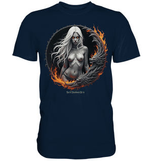 Geheimnisvolle Weiße – Die Herrscherin der Schattenwelt - Premium Shirt | Unisex - Shirts | Dark Shadows Arts