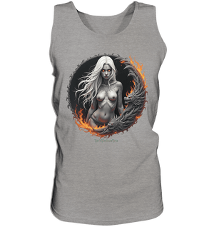 Geheimnisvolle Weiße – Die Herrscherin der Schattenwelt - Relaxed Tank Top | Tank - Tops | Dark Shadows Arts