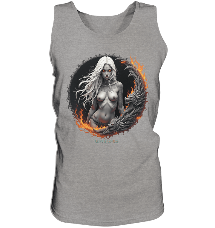 Geheimnisvolle Weiße – Die Herrscherin der Schattenwelt - Relaxed Tank Top | Tank - Tops | Dark Shadows Arts