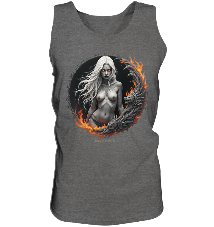 Geheimnisvolle Weiße – Die Herrscherin der Schattenwelt - Relaxed Tank Top | Tank - Tops | Dark Shadows Arts