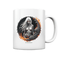 Geheimnisvolle Weiße – Die Herrscherin der Schattenwelt - Tasse glossy | Trinkgefäße | Dark Shadows Arts