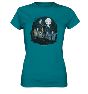 Geisterhafte Nacht – Wächter des Friedhofs - Ladies Premium Shirt | Lady - Shirts | Dark Shadows Arts