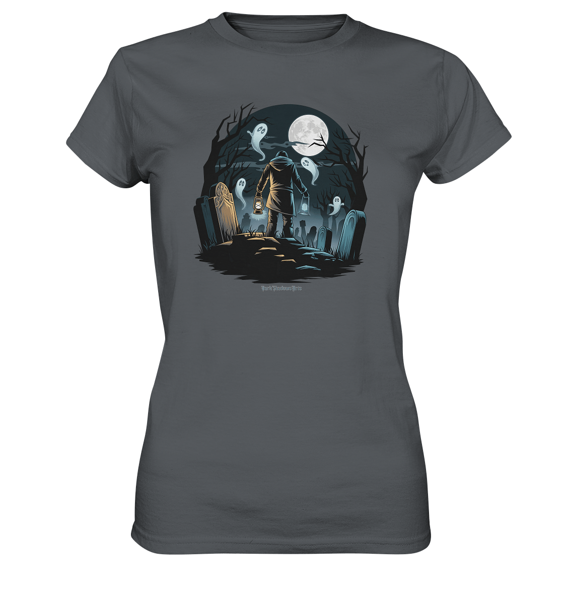 Geisterhafte Nacht – Wächter des Friedhofs - Ladies Premium Shirt | Lady - Shirts | Dark Shadows Arts