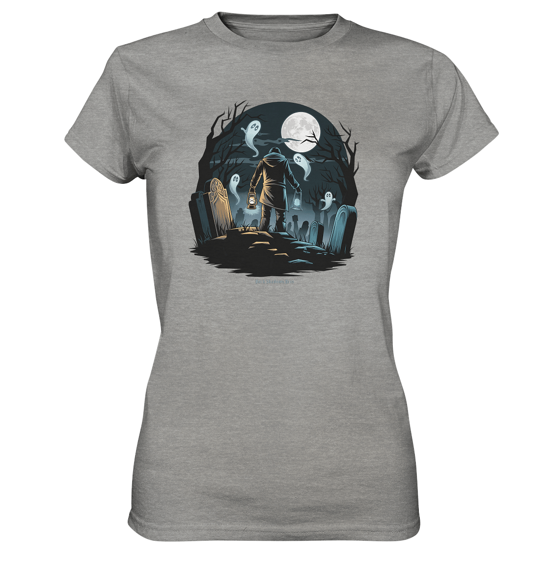Geisterhafte Nacht – Wächter des Friedhofs - Ladies Premium Shirt | Lady - Shirts | Dark Shadows Arts