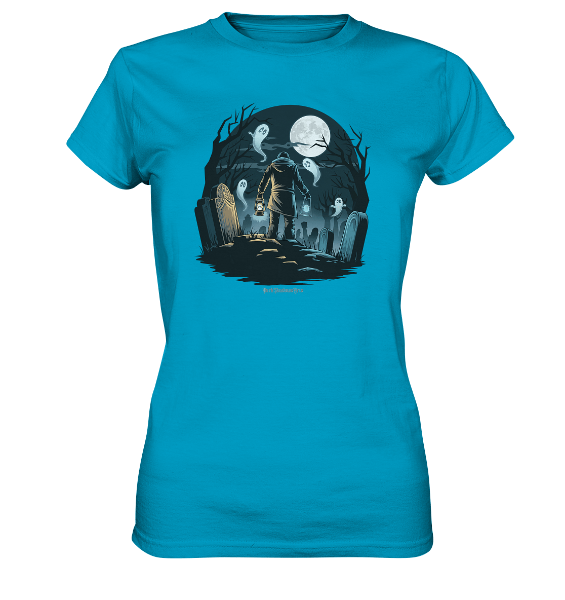 Geisterhafte Nacht – Wächter des Friedhofs - Ladies Premium Shirt | Lady - Shirts | Dark Shadows Arts
