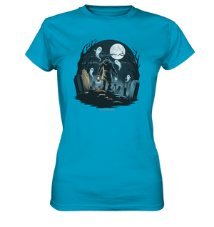 Geisterhafte Nacht – Wächter des Friedhofs - Ladies Premium Shirt | Lady - Shirts | Dark Shadows Arts