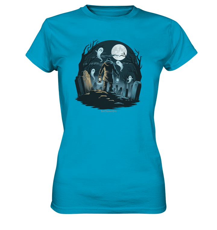 Geisterhafte Nacht – Wächter des Friedhofs - Ladies Premium Shirt | Lady - Shirts | Dark Shadows Arts