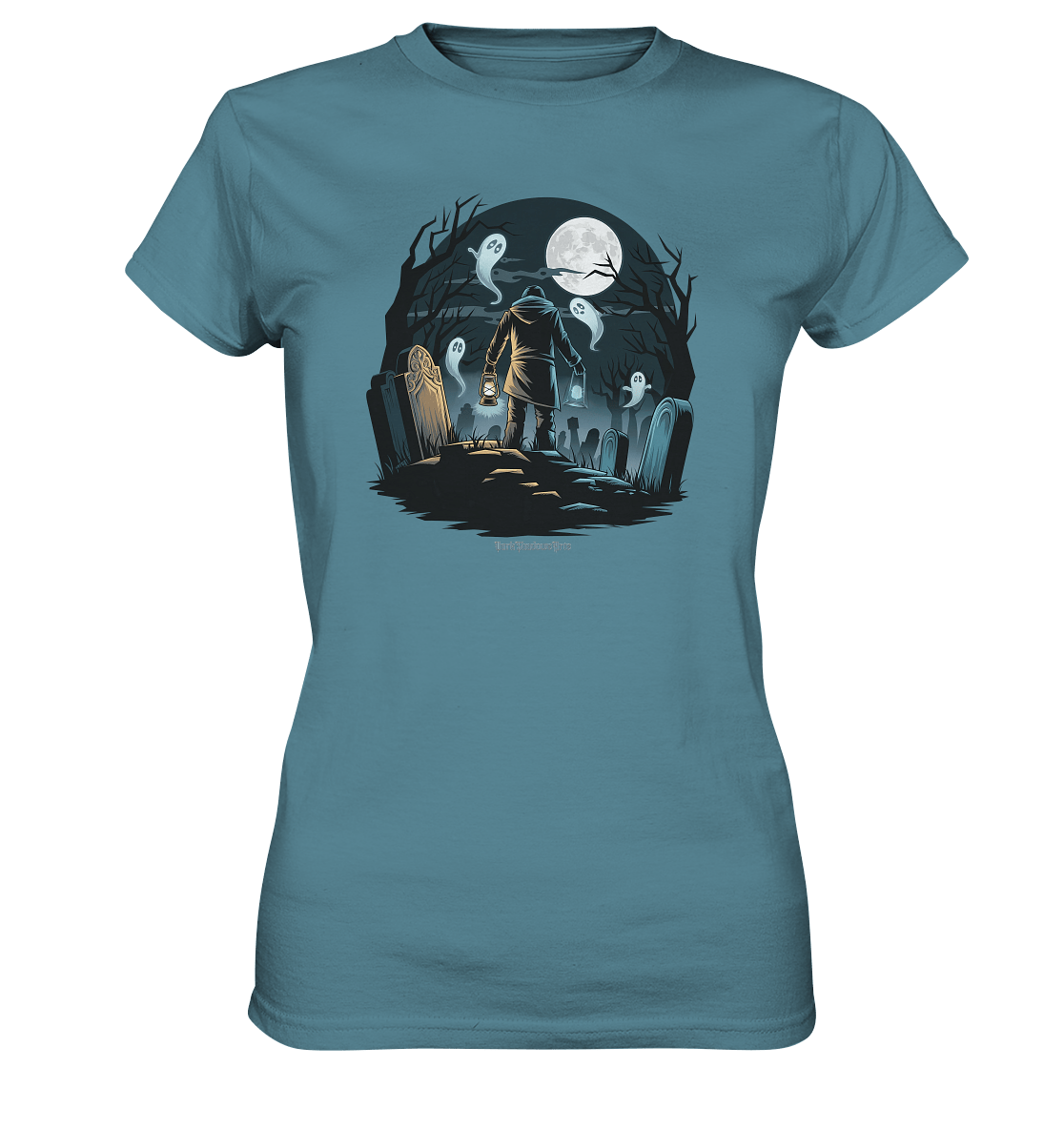 Geisterhafte Nacht – Wächter des Friedhofs - Ladies Premium Shirt | Lady - Shirts | Dark Shadows Arts