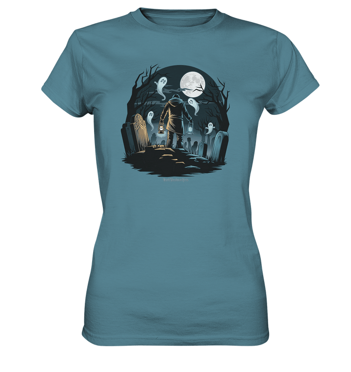 Geisterhafte Nacht – Wächter des Friedhofs - Ladies Premium Shirt | Lady - Shirts | Dark Shadows Arts