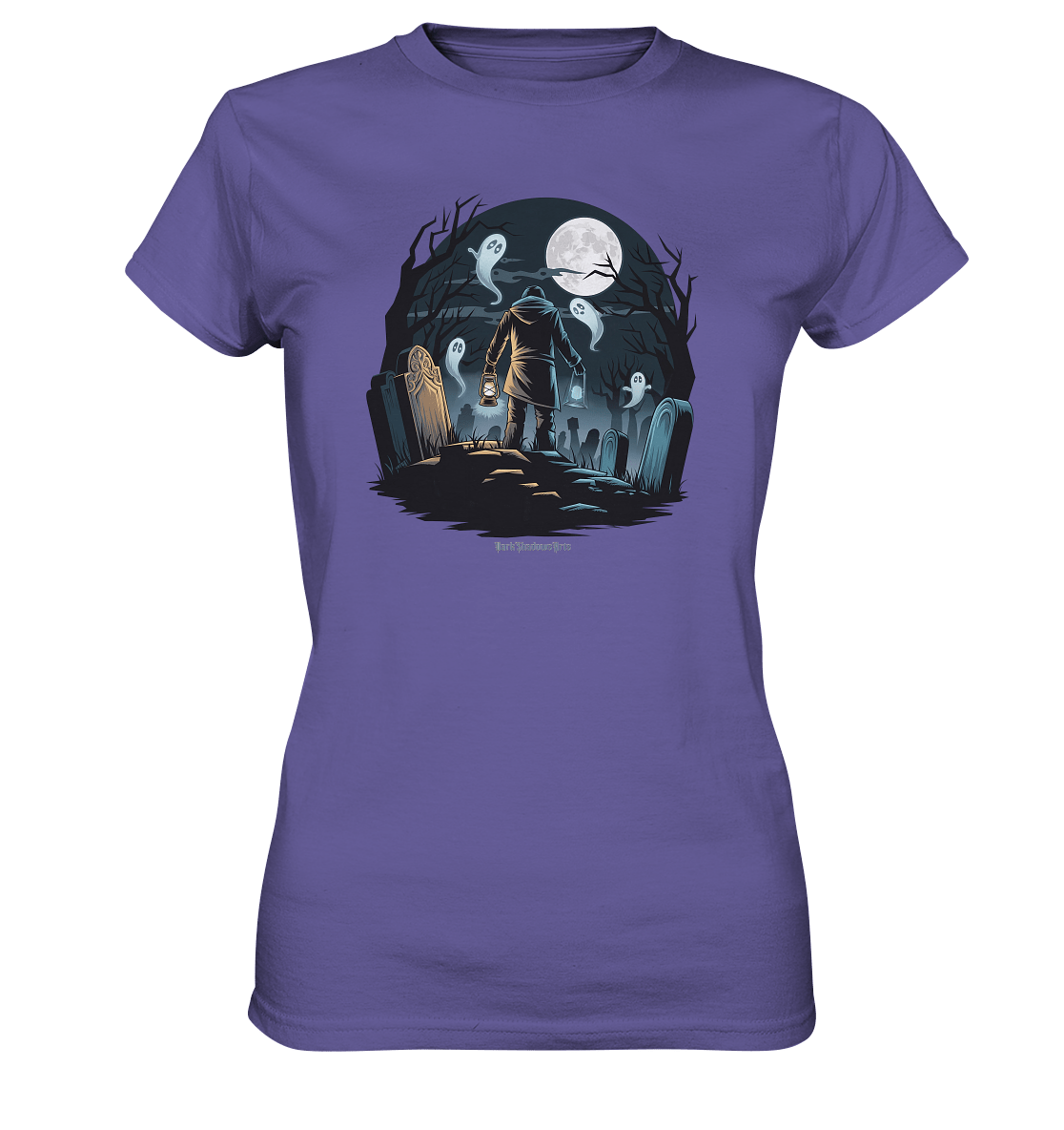 Geisterhafte Nacht – Wächter des Friedhofs - Ladies Premium Shirt | Lady - Shirts | Dark Shadows Arts