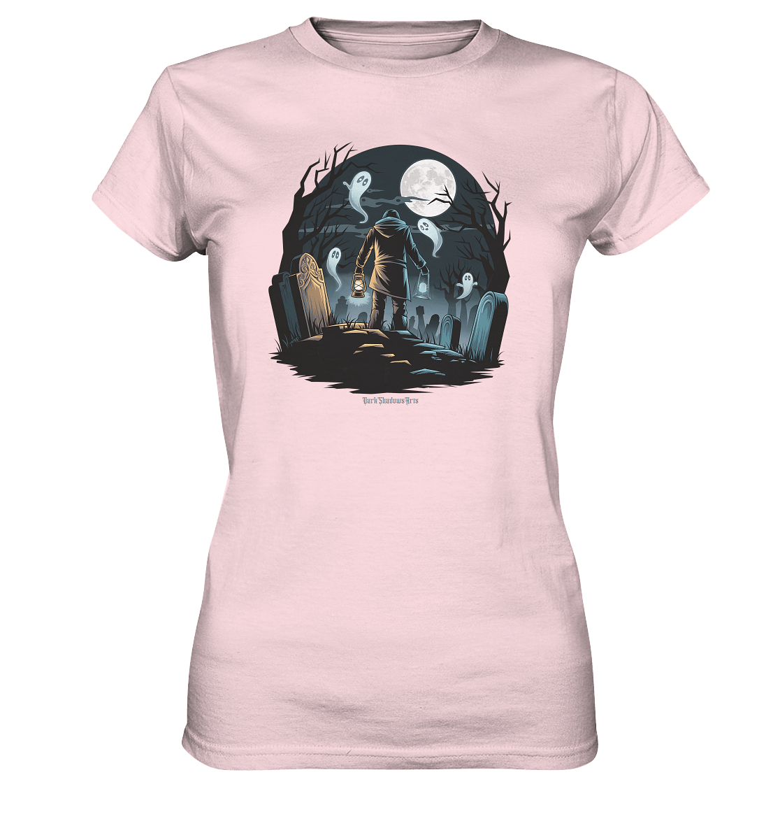 Geisterhafte Nacht – Wächter des Friedhofs - Ladies Premium Shirt | Lady - Shirts | Dark Shadows Arts