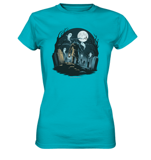 Geisterhafte Nacht – Wächter des Friedhofs - Ladies Premium Shirt | Lady - Shirts | Dark Shadows Arts