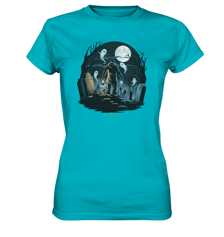 Geisterhafte Nacht – Wächter des Friedhofs - Ladies Premium Shirt | Lady - Shirts | Dark Shadows Arts