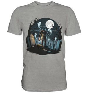 Geisterhafte Nacht – Wächter des Friedhofs - Premium Shirt | Unisex - Shirts | Dark Shadows Arts