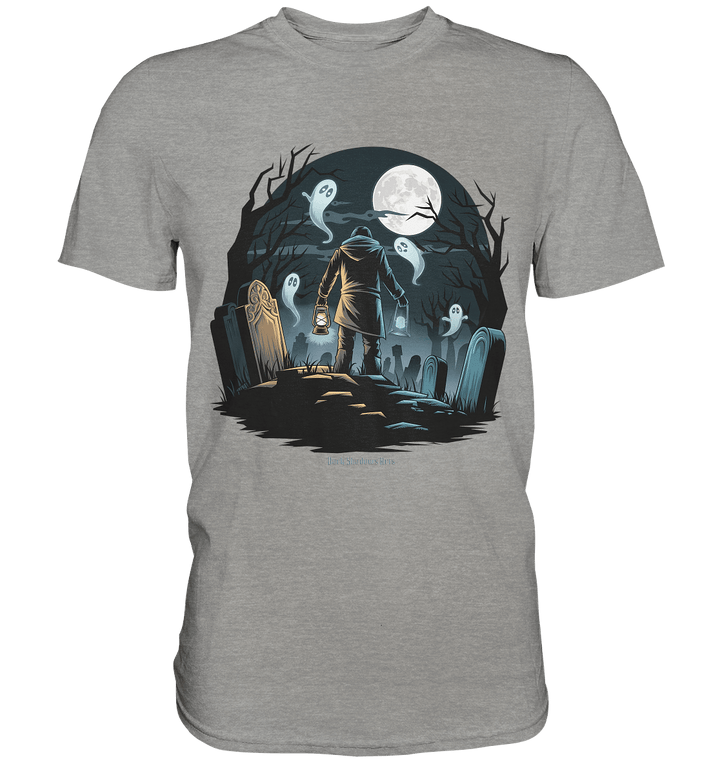 Geisterhafte Nacht – Wächter des Friedhofs - Premium Shirt | Unisex - Shirts | Dark Shadows Arts