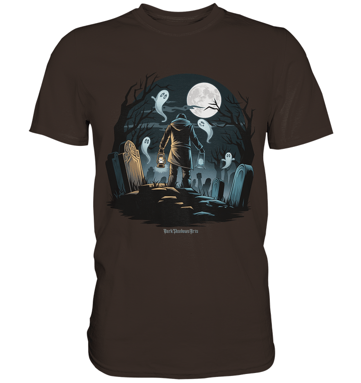 Geisterhafte Nacht – Wächter des Friedhofs - Premium Shirt | Unisex - Shirts | Dark Shadows Arts