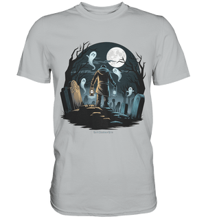 Geisterhafte Nacht – Wächter des Friedhofs - Premium Shirt | Unisex - Shirts | Dark Shadows Arts