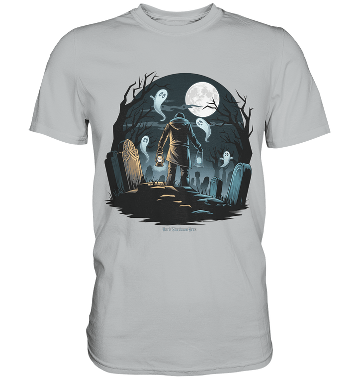 Geisterhafte Nacht – Wächter des Friedhofs - Premium Shirt | Unisex - Shirts | Dark Shadows Arts