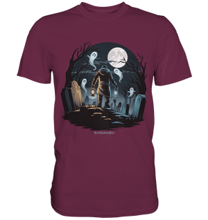 Geisterhafte Nacht – Wächter des Friedhofs - Premium Shirt | Unisex - Shirts | Dark Shadows Arts
