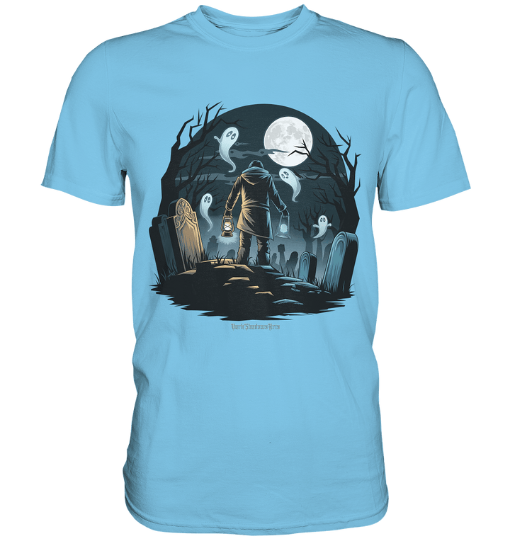 Geisterhafte Nacht – Wächter des Friedhofs - Premium Shirt | Unisex - Shirts | Dark Shadows Arts