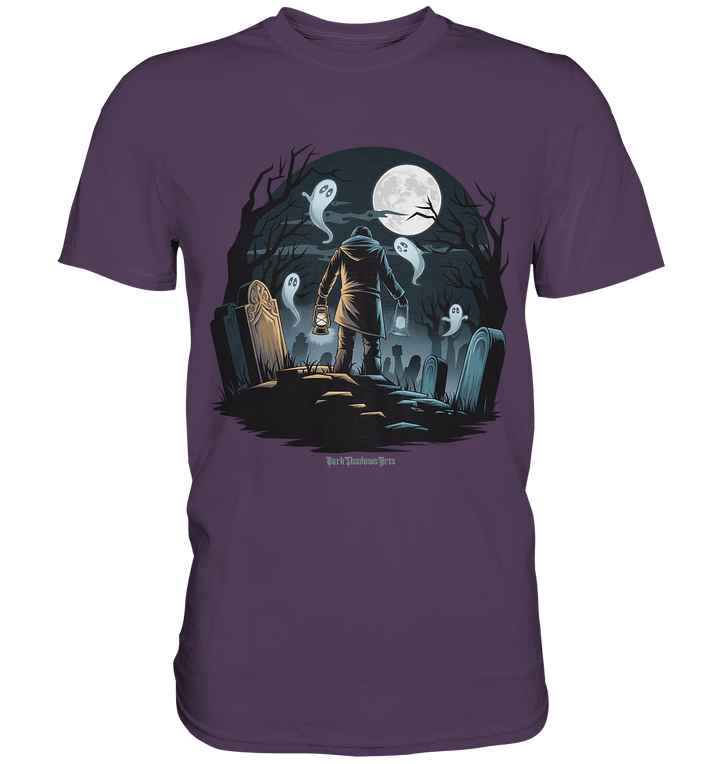 Geisterhafte Nacht – Wächter des Friedhofs - Premium Shirt | Unisex - Shirts | Dark Shadows Arts
