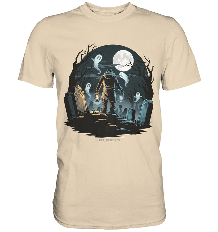 Geisterhafte Nacht – Wächter des Friedhofs - Premium Shirt | Unisex - Shirts | Dark Shadows Arts