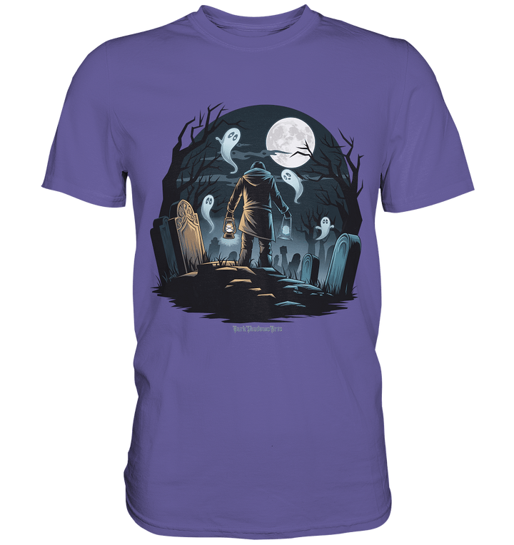Geisterhafte Nacht – Wächter des Friedhofs - Premium Shirt | Unisex - Shirts | Dark Shadows Arts