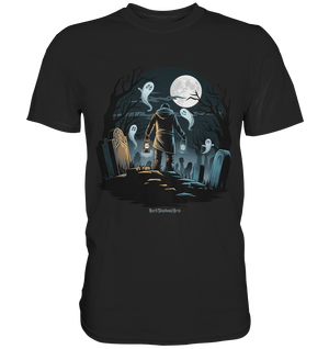 Geisterhafte Nacht – Wächter des Friedhofs - Premium Shirt | Unisex - Shirts | Dark Shadows Arts