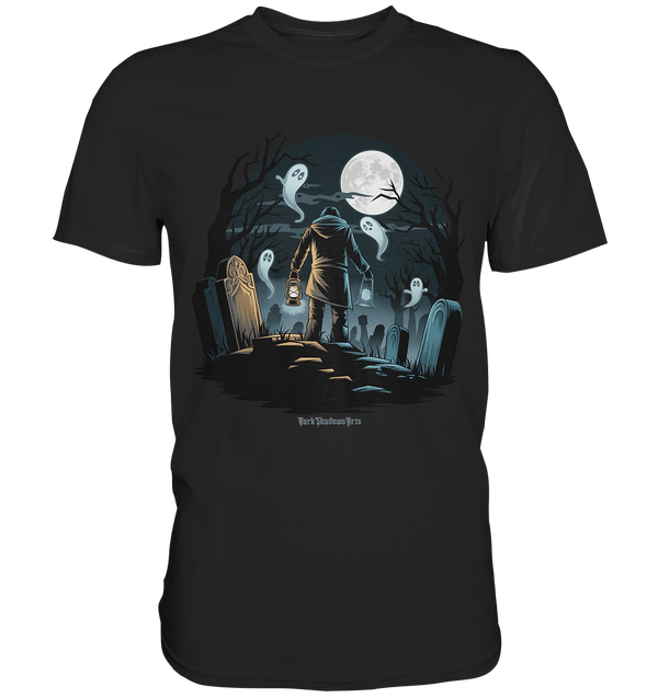 Geisterhafte Nacht – Wächter des Friedhofs - Premium Shirt | Unisex - Shirts | Dark Shadows Arts