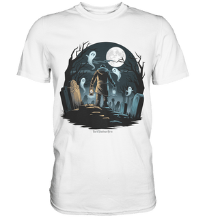 Geisterhafte Nacht – Wächter des Friedhofs - Premium Shirt | Unisex - Shirts | Dark Shadows Arts
