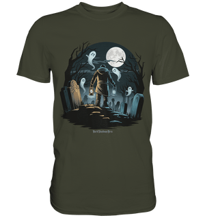 Geisterhafte Nacht – Wächter des Friedhofs - Premium Shirt | Unisex - Shirts | Dark Shadows Arts