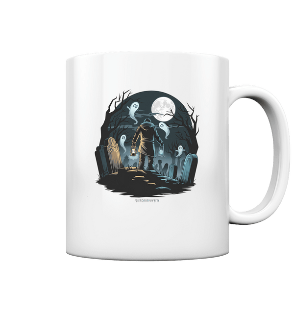 Geisterhafte Nacht – Wächter des Friedhofs - Tasse glossy | Trinkgefäße | Dark Shadows Arts