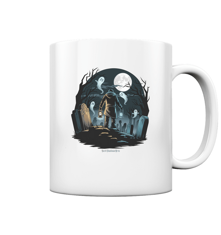 Geisterhafte Nacht – Wächter des Friedhofs - Tasse glossy | Trinkgefäße | Dark Shadows Arts