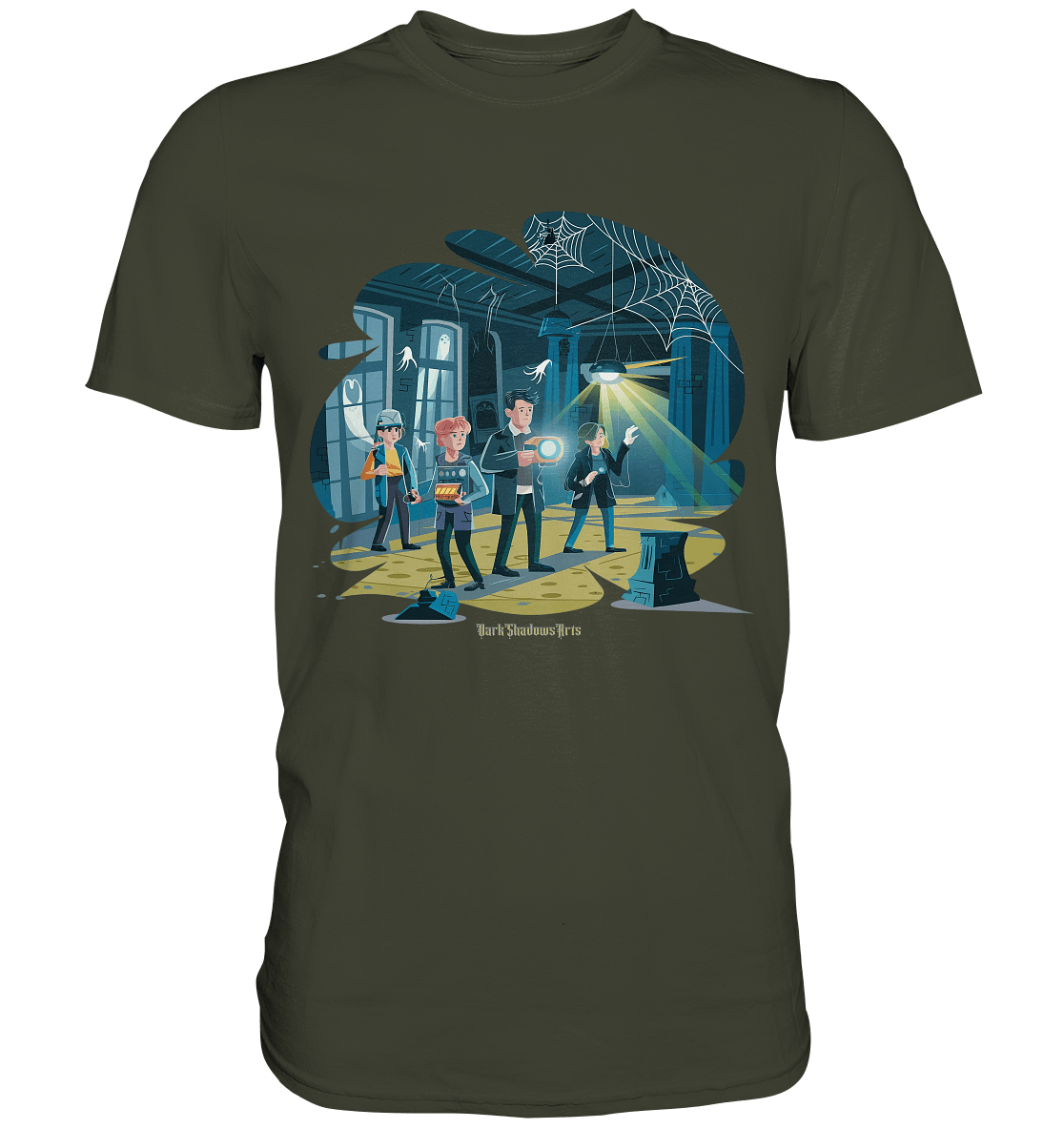 Geisterjagd - Abenteuer – Geheimnisse der Vergangenheit - Premium Shirt | Unisex - Shirts | Dark Shadows Arts