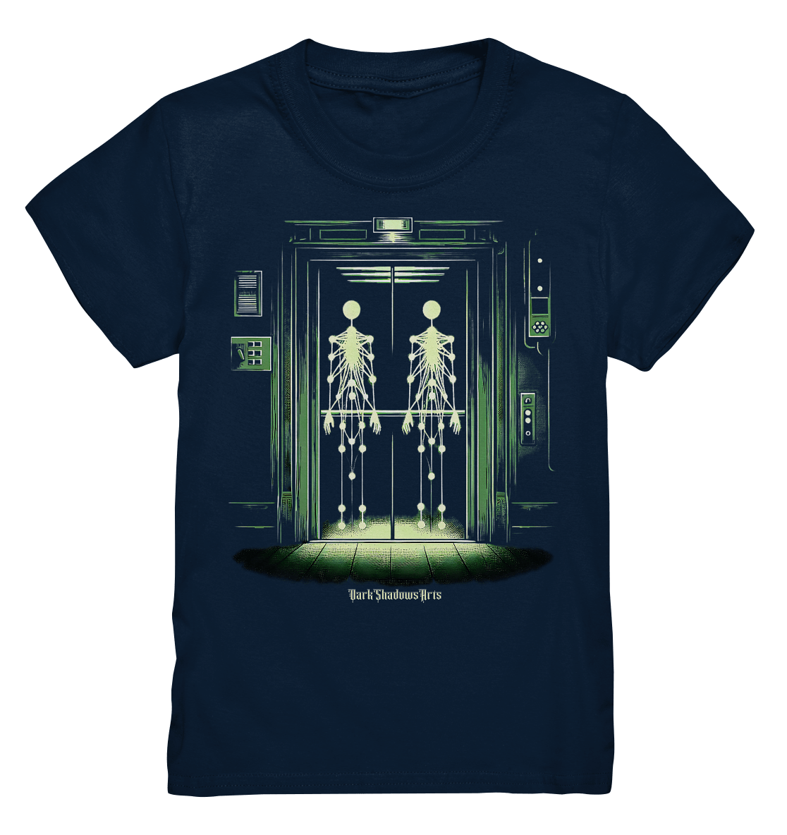 Geisterjagd im alten Aufzug Kinect Spuk - Kids Premium Shirt | Kids & Babys | Dark Shadows Arts