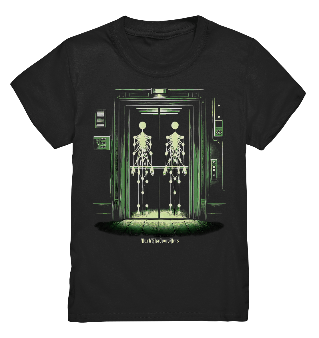 Geisterjagd im alten Aufzug Kinect Spuk - Kids Premium Shirt | Kids & Babys | Dark Shadows Arts