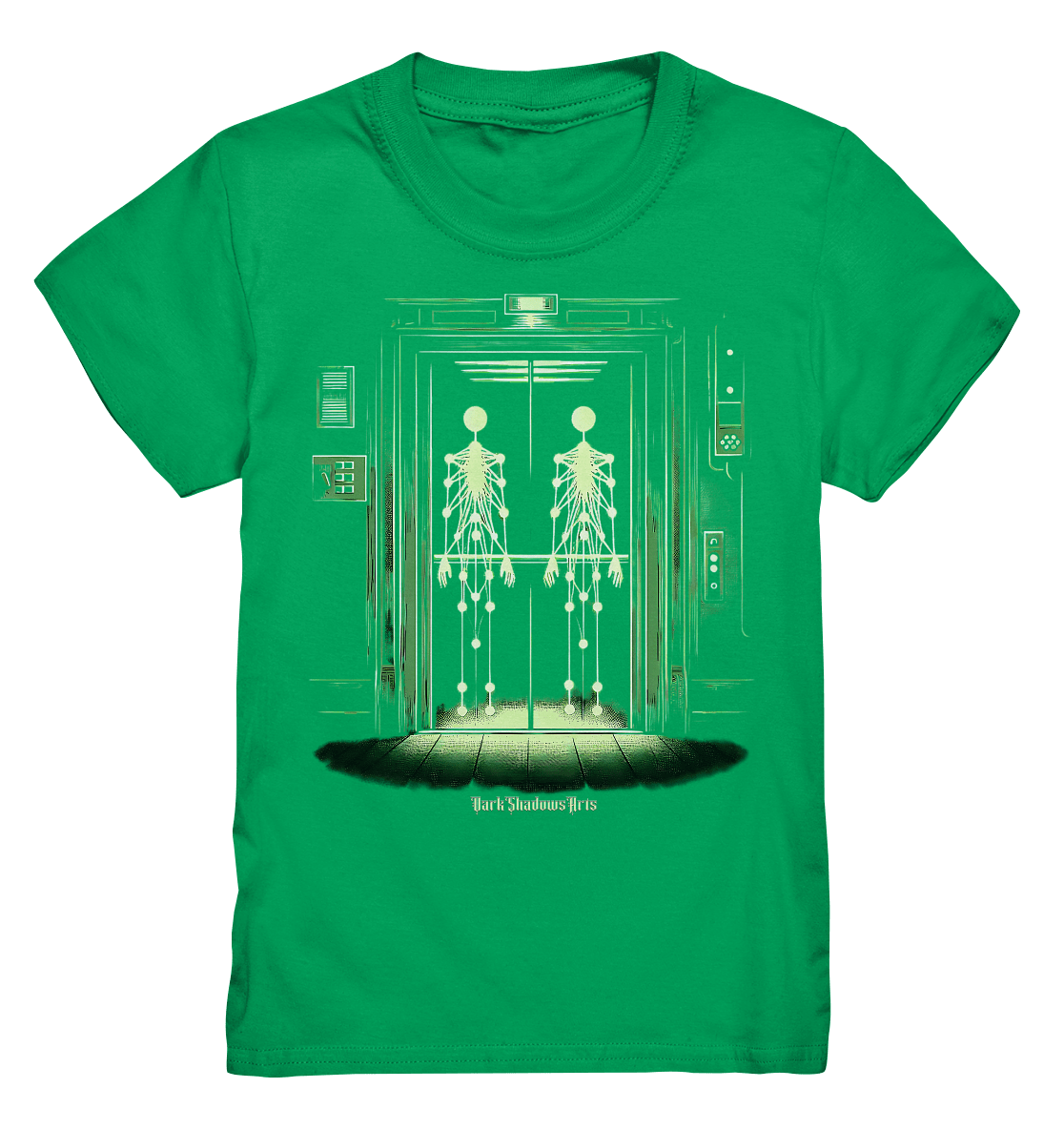 Geisterjagd im alten Aufzug Kinect Spuk - Kids Premium Shirt | Kids & Babys | Dark Shadows Arts