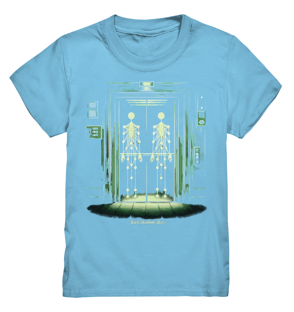 Geisterjagd im alten Aufzug Kinect Spuk - Kids Premium Shirt | Kids & Babys | Dark Shadows Arts
