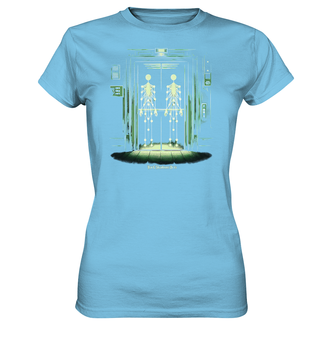 Geisterjagd im alten Aufzug Kinect Spuk - Ladies Premium Shirt | Lady - Shirts | Dark Shadows Arts
