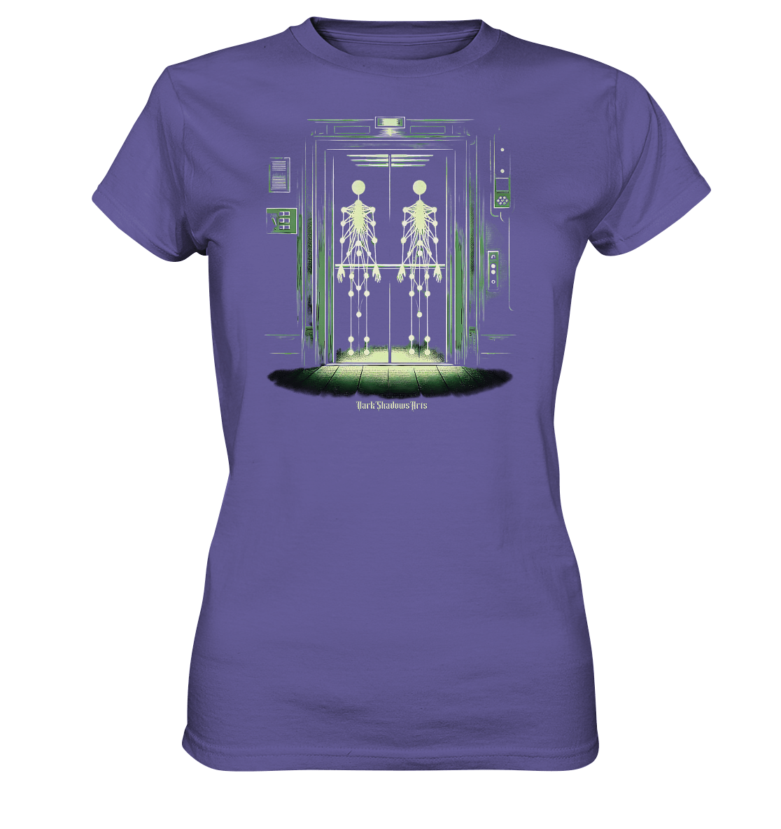 Geisterjagd im alten Aufzug Kinect Spuk - Ladies Premium Shirt | Lady - Shirts | Dark Shadows Arts