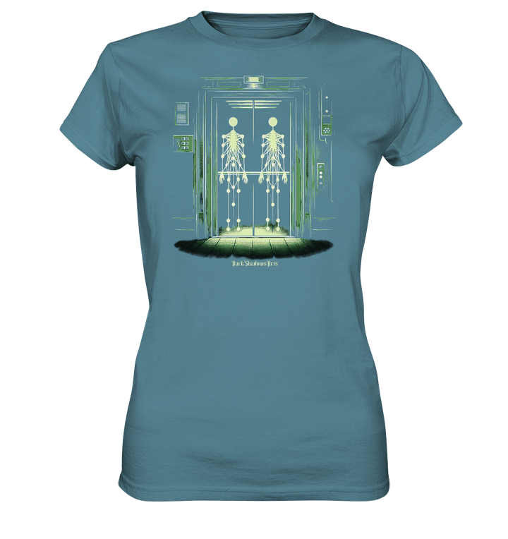 Geisterjagd im alten Aufzug Kinect Spuk - Ladies Premium Shirt | Lady - Shirts | Dark Shadows Arts