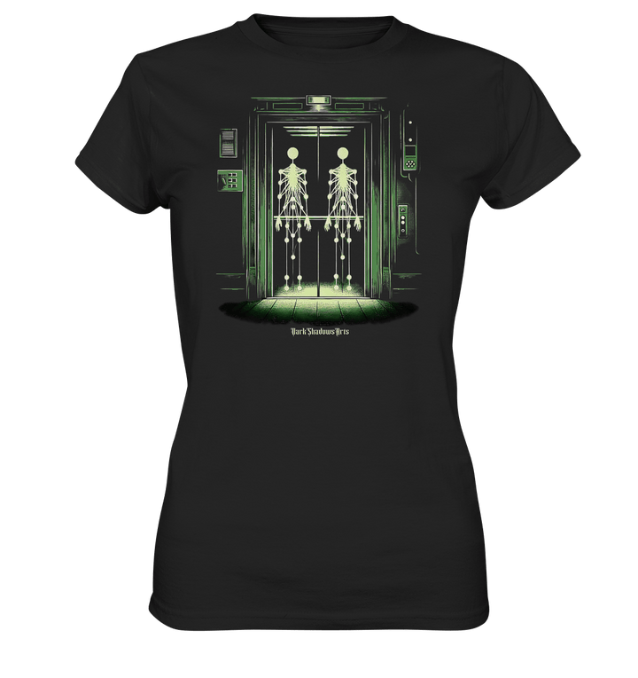Geisterjagd im alten Aufzug Kinect Spuk - Ladies Premium Shirt | Lady - Shirts | Dark Shadows Arts