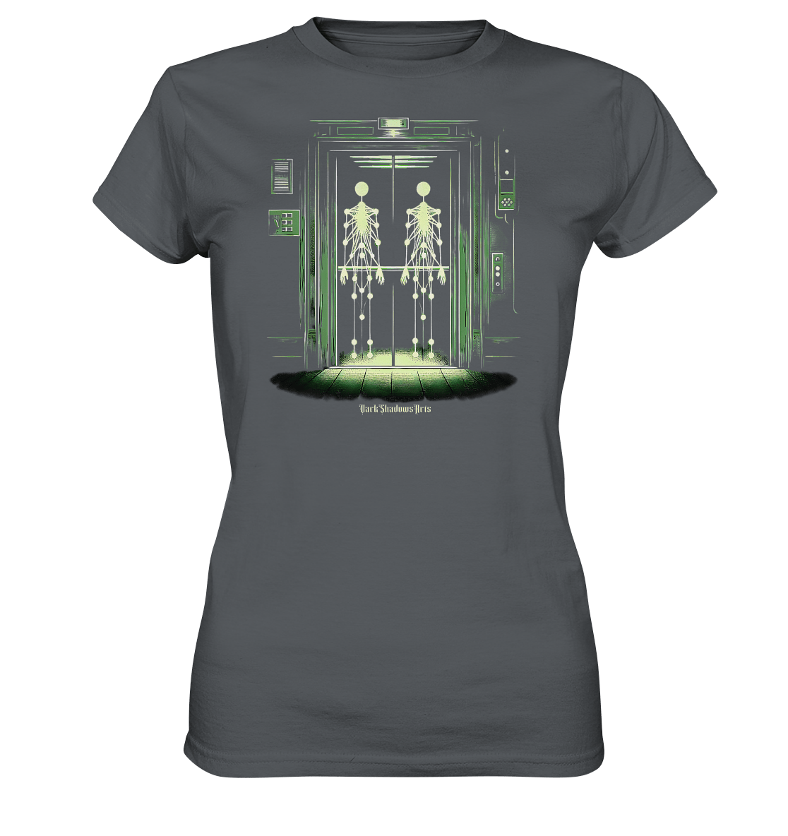 Geisterjagd im alten Aufzug Kinect Spuk - Ladies Premium Shirt | Lady - Shirts | Dark Shadows Arts