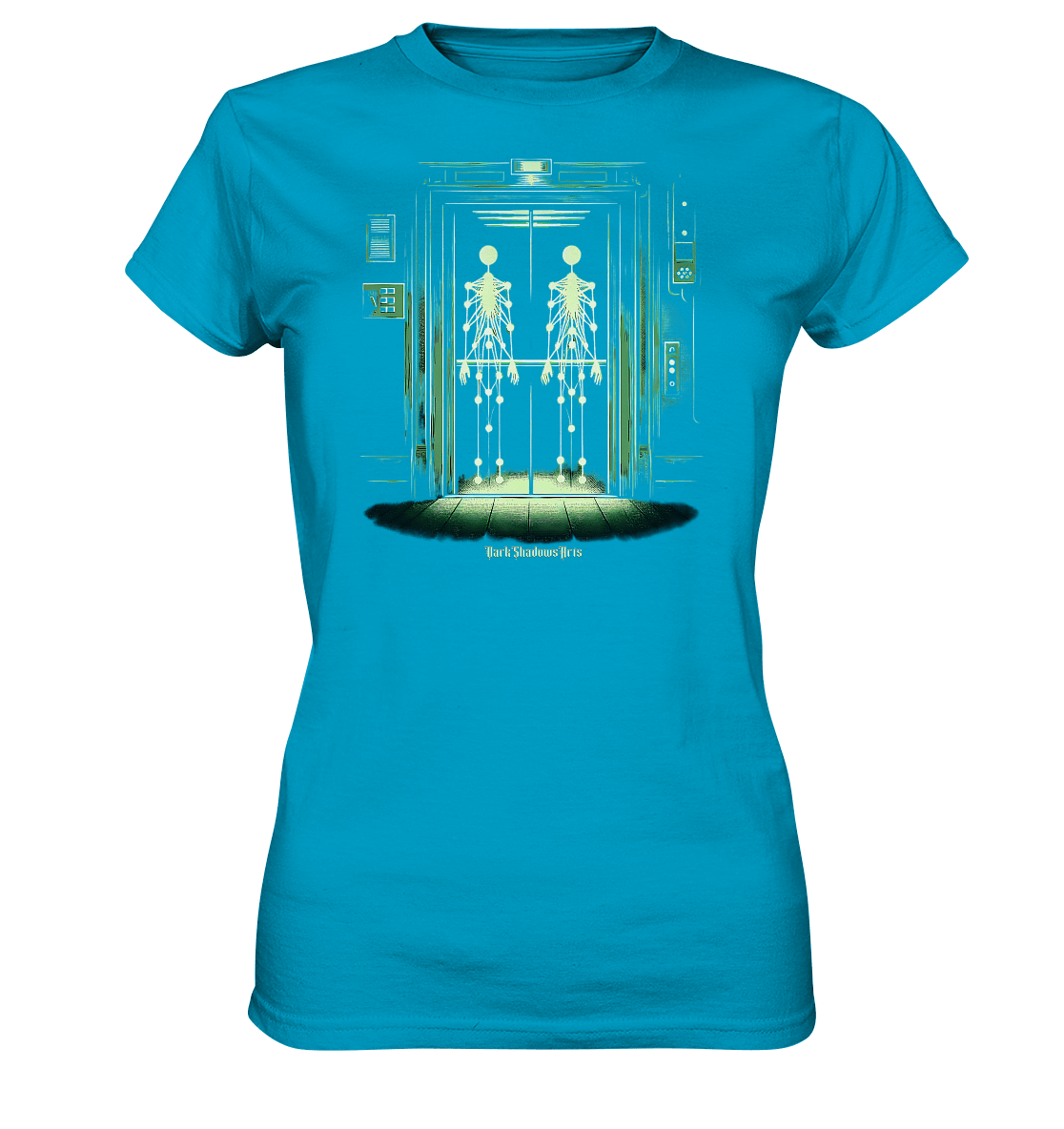 Geisterjagd im alten Aufzug Kinect Spuk - Ladies Premium Shirt | Lady - Shirts | Dark Shadows Arts