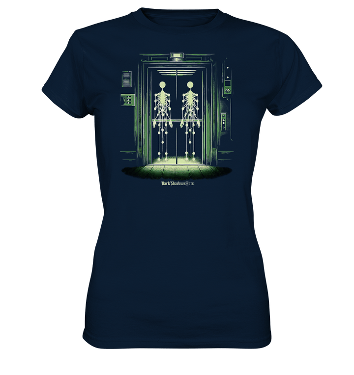 Geisterjagd im alten Aufzug Kinect Spuk - Ladies Premium Shirt | Lady - Shirts | Dark Shadows Arts