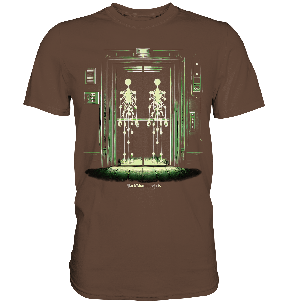 Geisterjagd im alten Aufzug Kinect Spuk - Premium Shirt | Unisex - Shirts | Dark Shadows Arts
