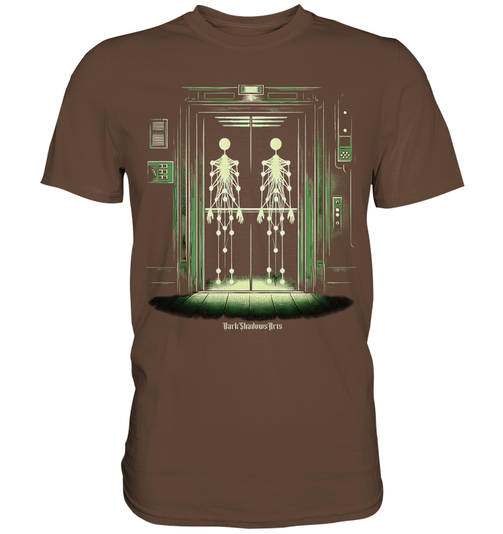 Geisterjagd im alten Aufzug Kinect Spuk - Premium Shirt | Unisex - Shirts | Dark Shadows Arts