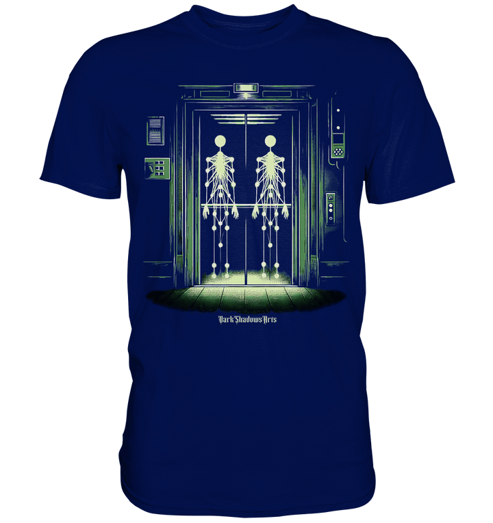 Geisterjagd im alten Aufzug Kinect Spuk - Premium Shirt | Unisex - Shirts | Dark Shadows Arts